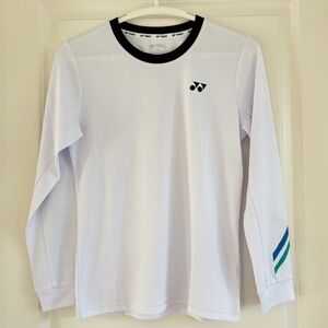 YONEX WOMEN'S LONG SLEEVES SHIRT White Size Medium